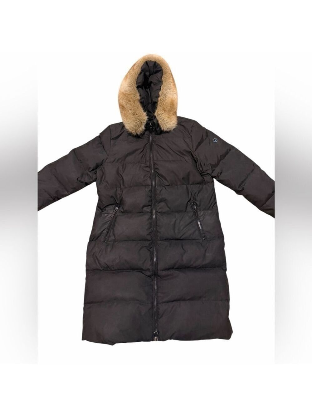 Michael Kors Black Parka Jacket Women's Large